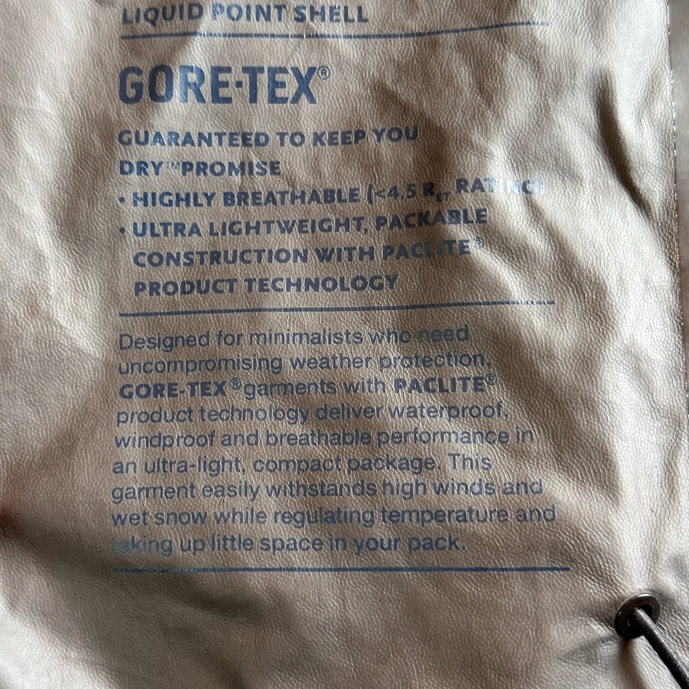 Black Diamond Liquid Point Gore-tex Shell - Navy - XS - Picture 5 of 6